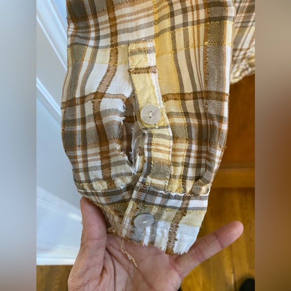 Free People Plaid button down - Picture 3 of 4
